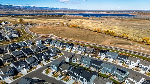 a view of a city with an ocean view