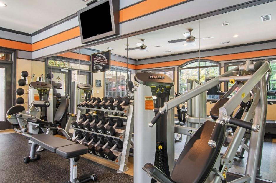 100 Ladson Court, Unit 1007 Decatur, GA 30033 - Photo 17 of 19 a view of a room with gym equipment