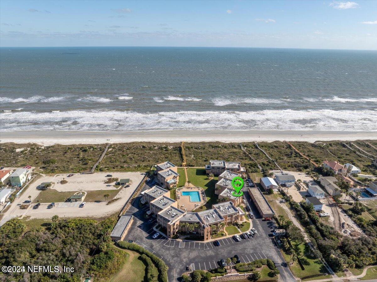 5930 Florida A1A, Unit 8E St. Augustine, FL 32080 - Photo 2 of 31 an aerial view of a city with ocean view