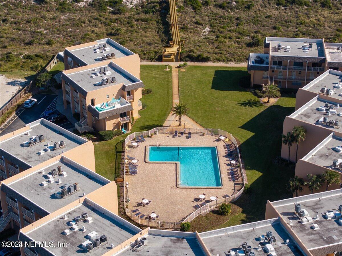 5930 Florida A1A, Unit 8E St. Augustine, FL 32080 - Photo 21 of 31 an aerial view of a house with a ocean view