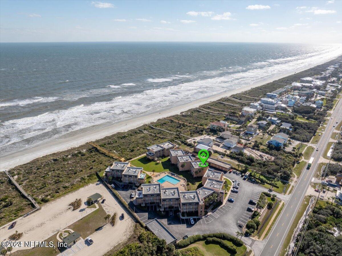 5930 Florida A1A, Unit 8E St. Augustine, FL 32080 - Photo 23 of 31 an aerial view of a ocean beach
