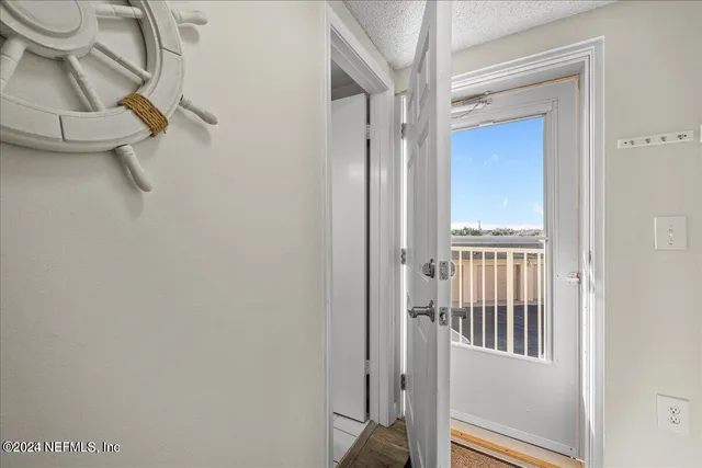 a view of a front door