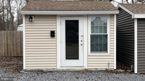 a door with a wooden door