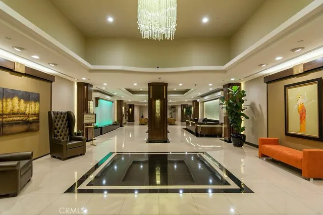 a room with gym equipment and large mirror