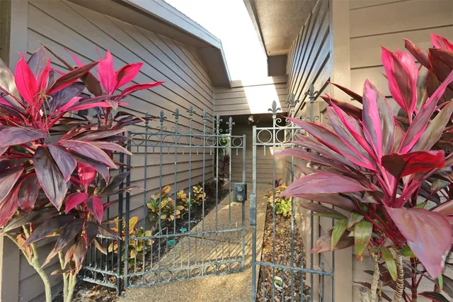 a view of a house with a street