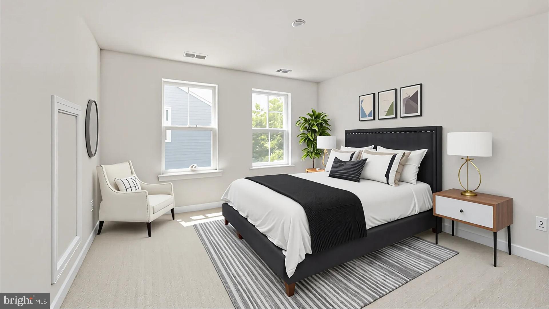 14018 Northern Vw Road Culpeper, VA 22701 - Photo 22 of 27 a bedroom with a bed and a couch