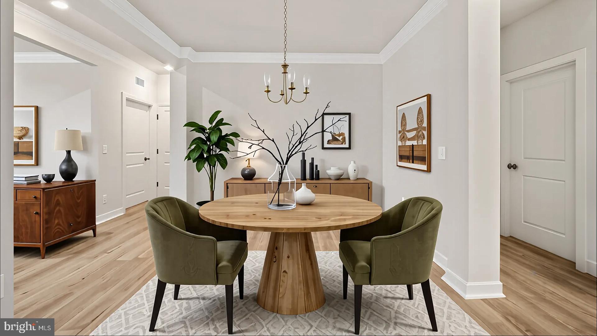 14018 Northern Vw Road Culpeper, VA 22701 - Photo 4 of 27 a view of a dining room with furniture and wooden floor