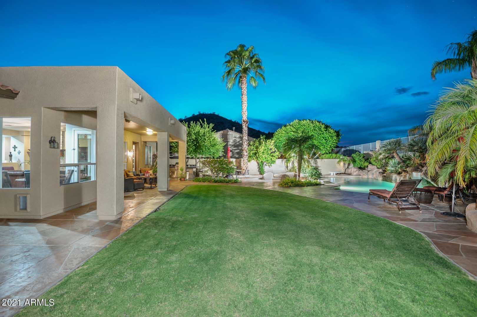 4640 West Rowel Road Phoenix, AZ 85083 - Photo 30 of 48 Night-Backyard