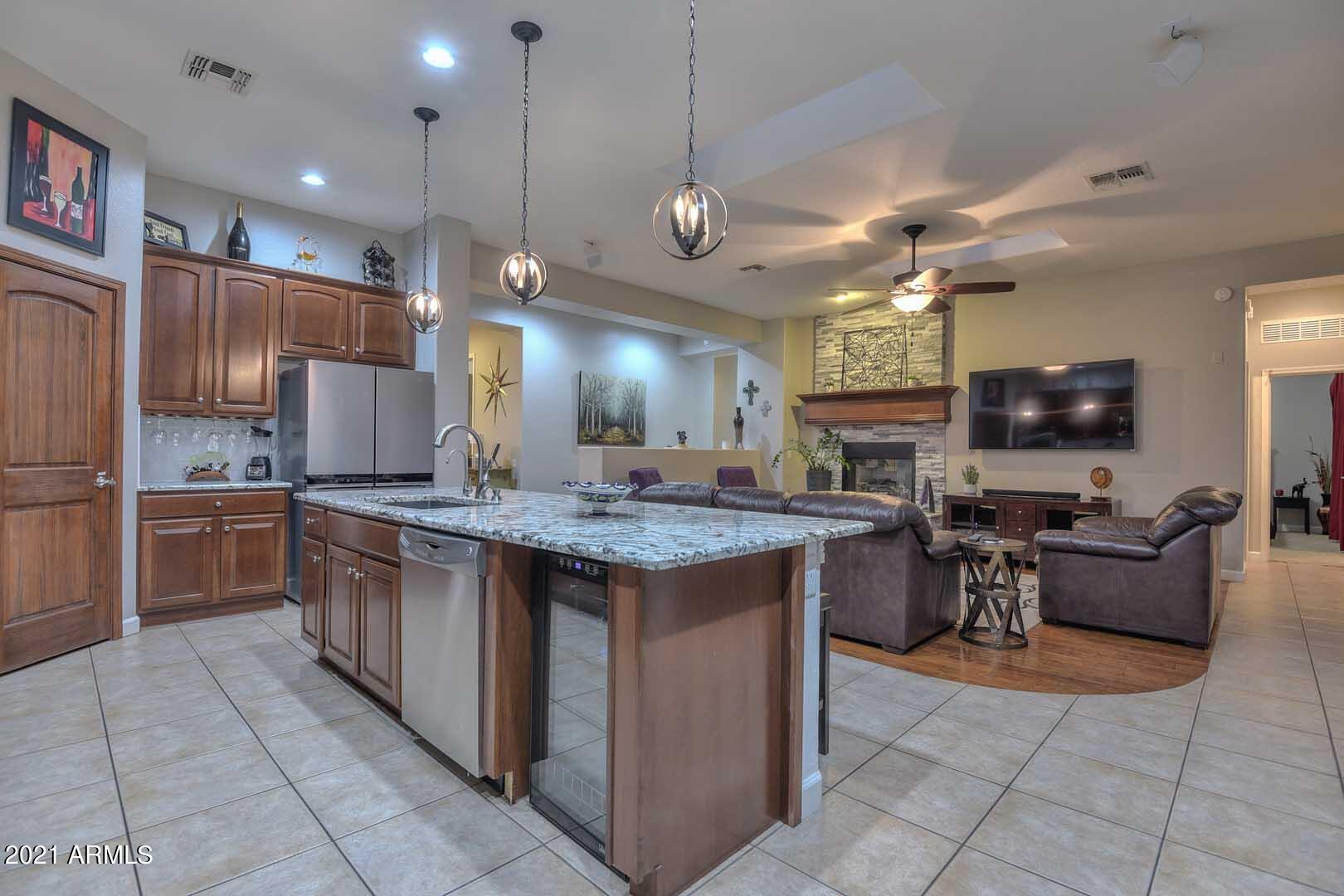 4640 West Rowel Road Phoenix, AZ 85083 - Photo 45 of 48 Night-Kitchen-Great Room