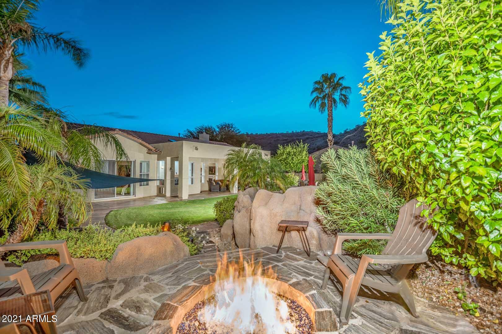 4640 West Rowel Road Phoenix, AZ 85083 - Photo 5 of 48 Night-Firepit-Backyard
