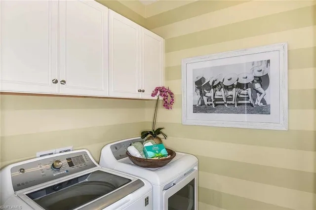 a kitchen with a stove and a microwave