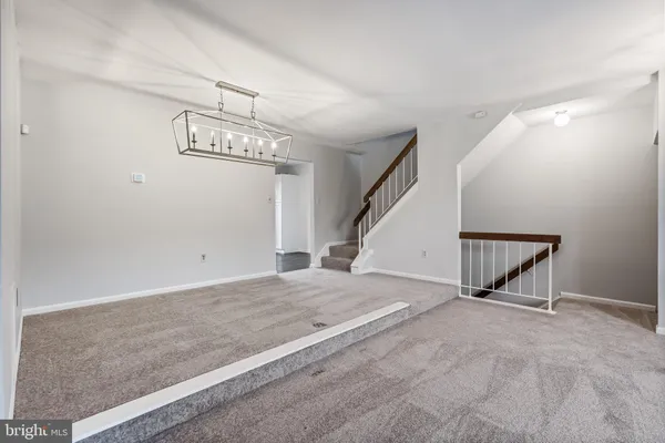 a view of an empty room