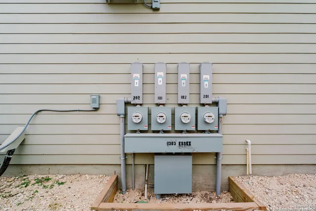 a close view of a bench