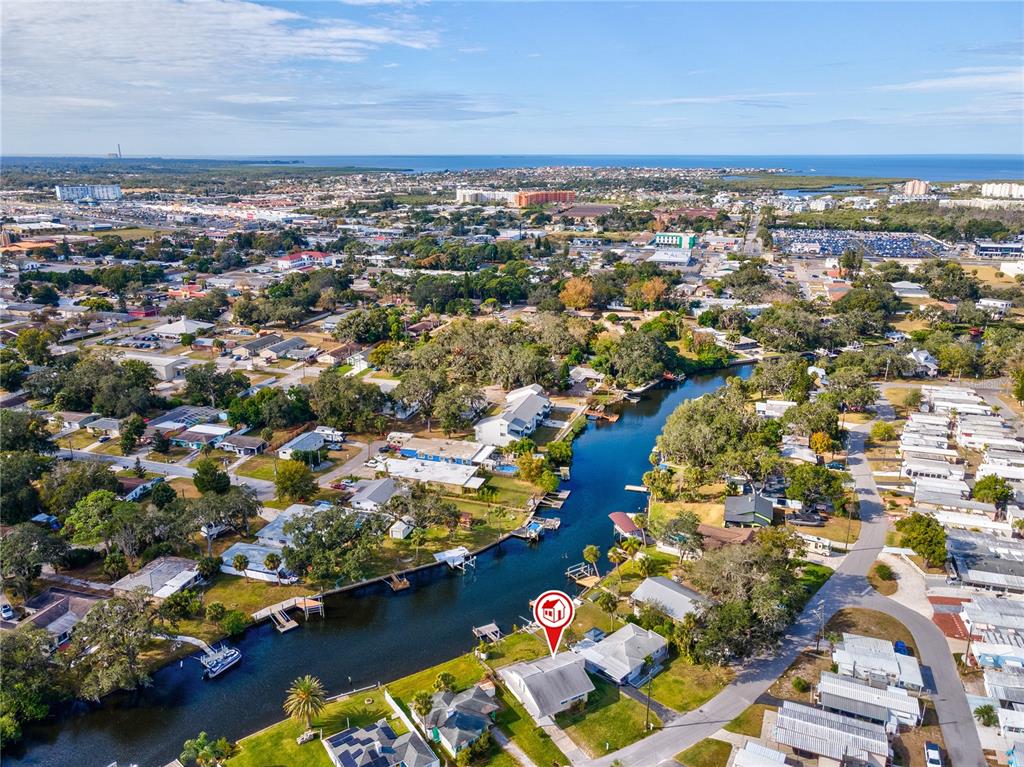 5642 Riverview Drive New Port Richey, FL 34652 - Photo 27 of 41 an aerial view of residential houses with outdoor space
