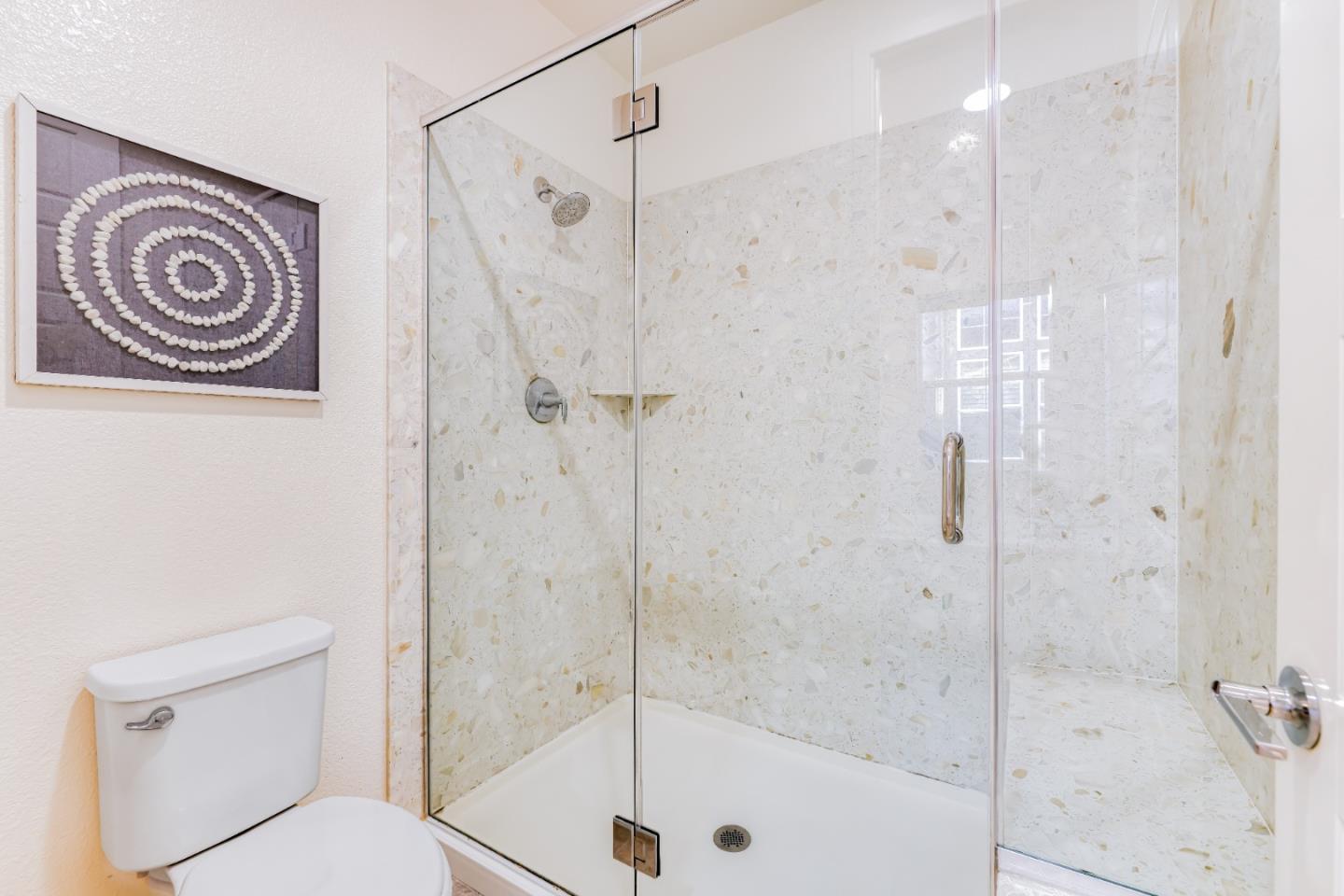 37431 Talamore Common Fremont, CA 94536 - Photo 30 of 41 a bathroom with a shower a toilet and a shower