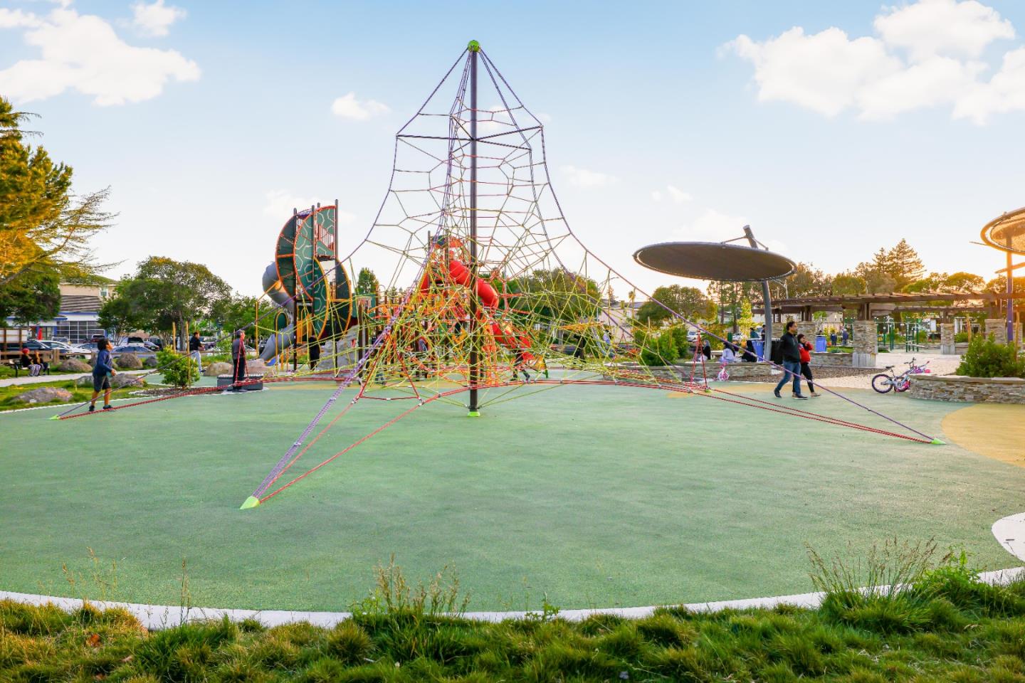 37431 Talamore Common Fremont, CA 94536 - Photo 38 of 41 a childrens park with lots of swings and slides