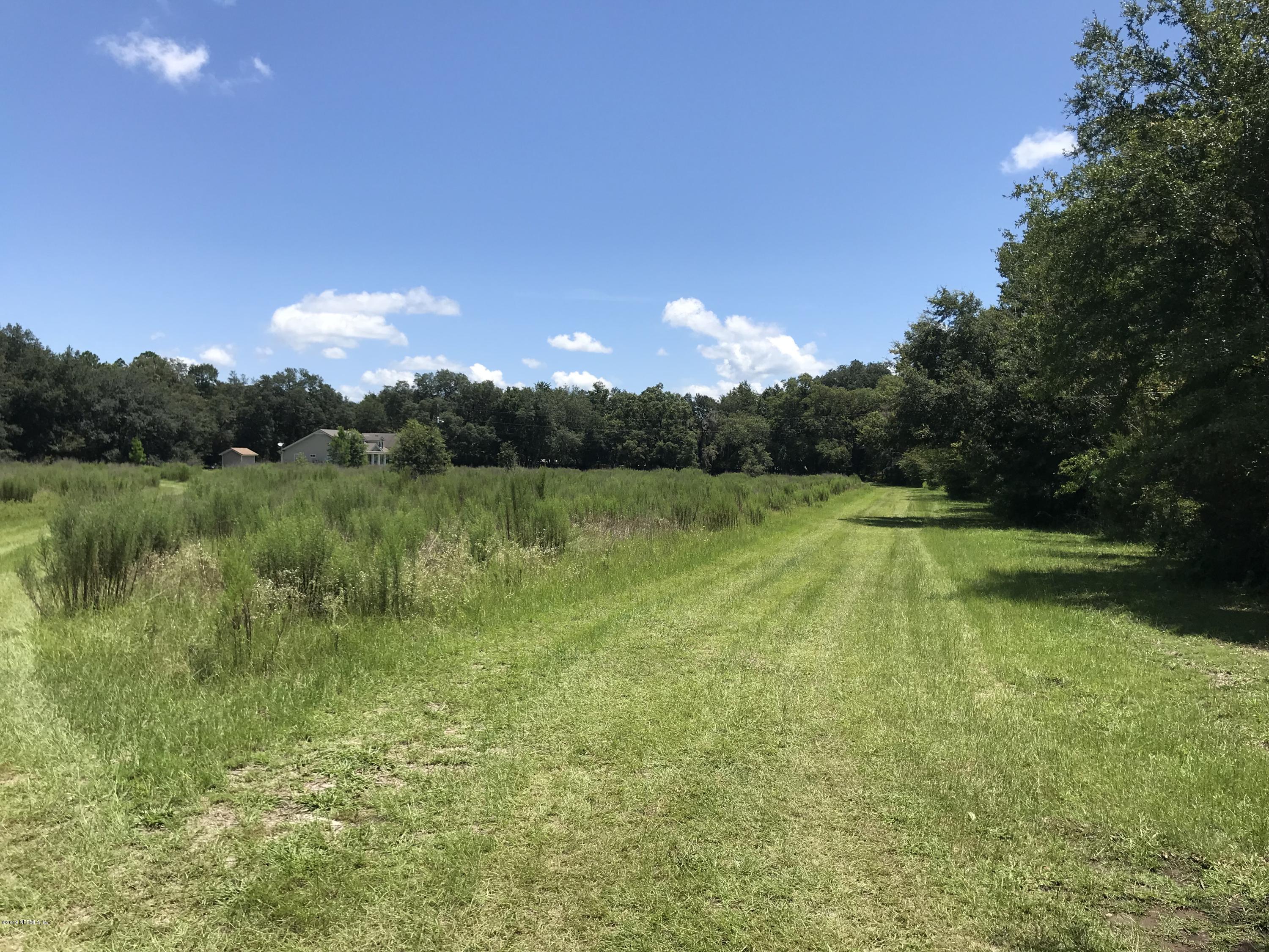 path across the front of both lots