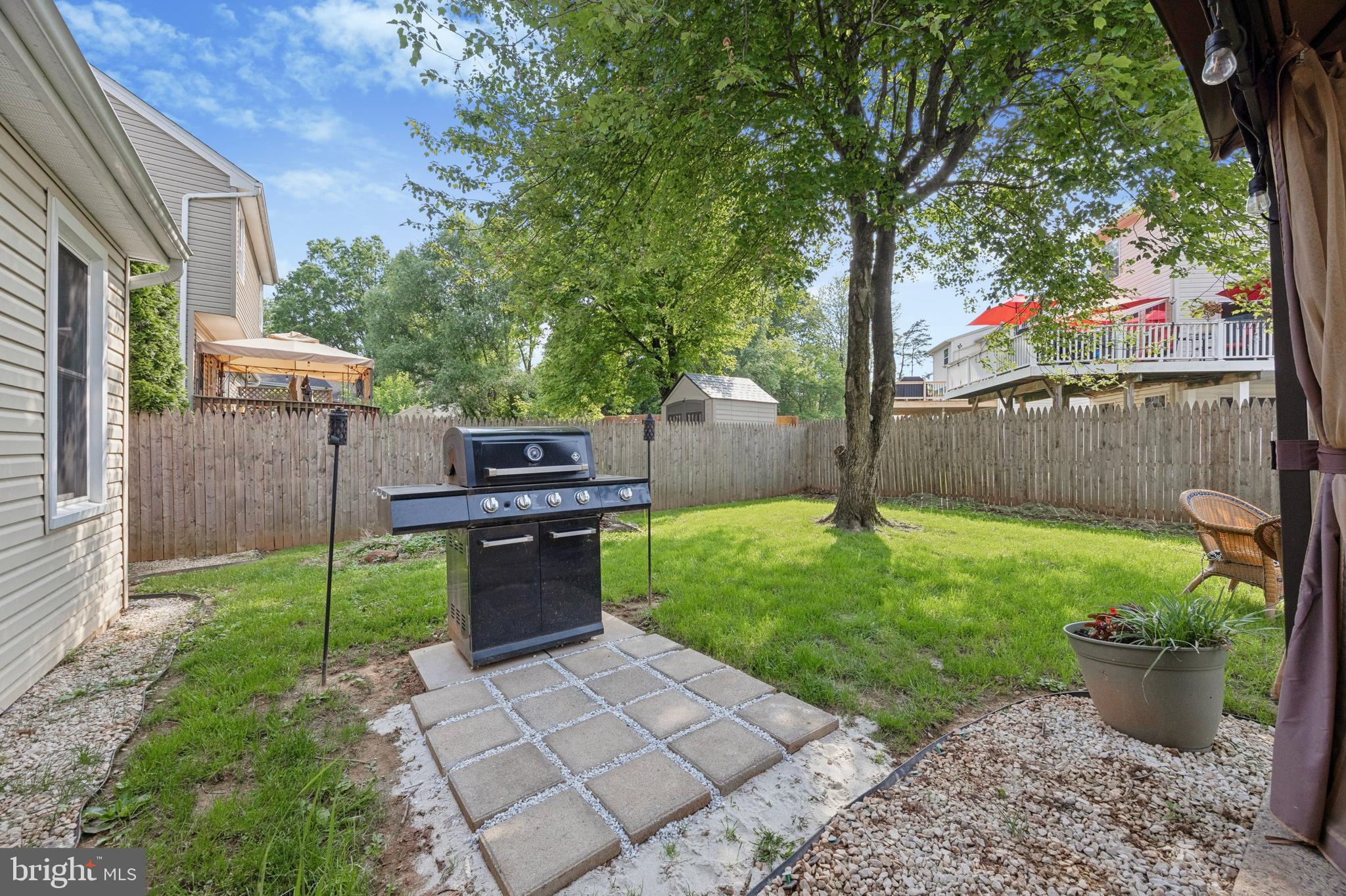 984 Rill Road Reading, PA 19606 - Photo 21 of 26 a view of a backyard with sitting area and garden