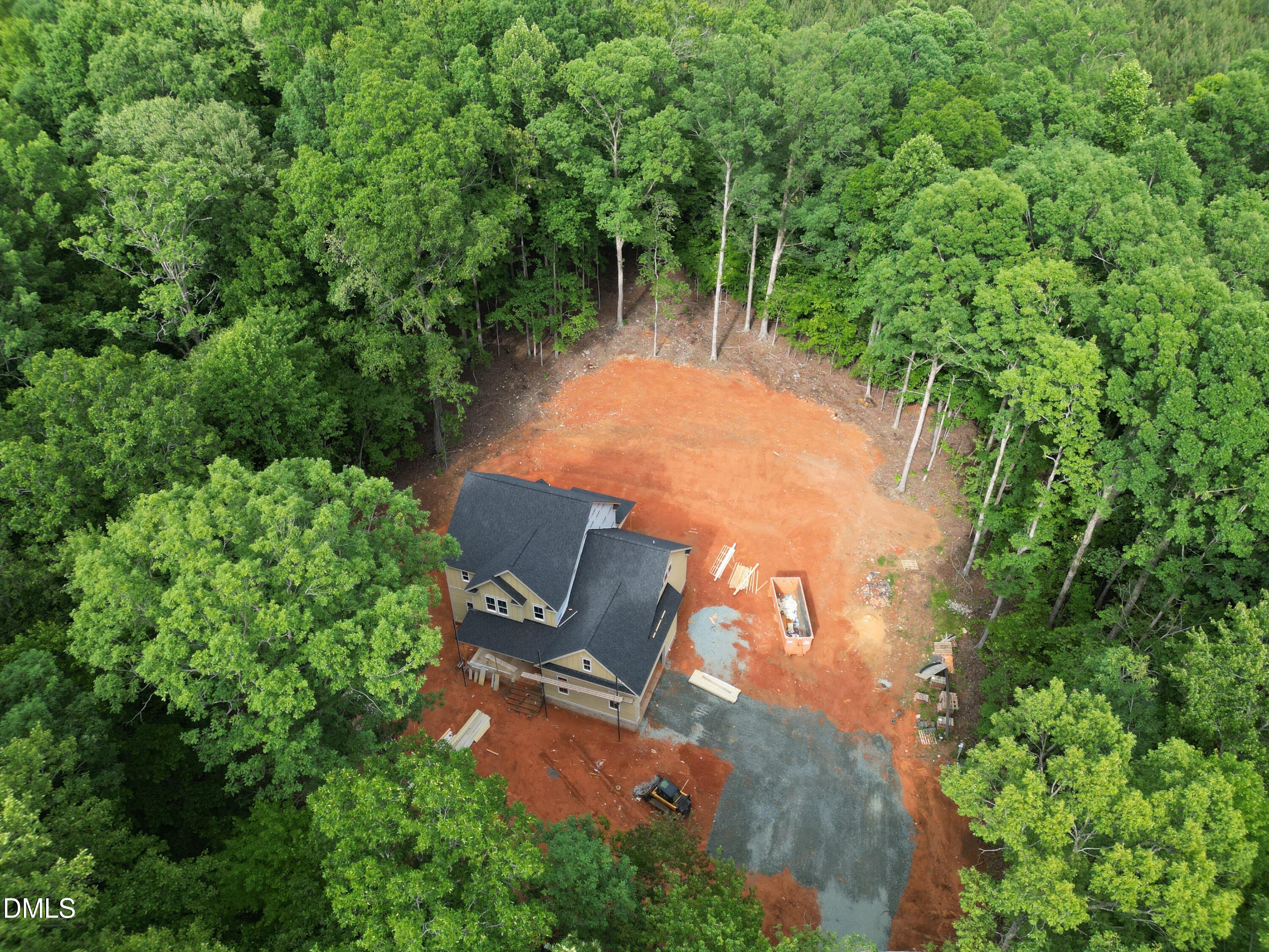 503 Terry Road Hillsborough, NC 27278 - Photo 2 of 4 an aerial view of a house with yard swimming pool and outdoor seating