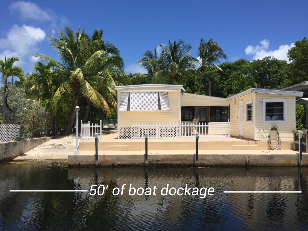 16 Grassy Road Key Largo, FL 33037 - Photo 21 of 22 Back of House 50' of Boat Dock
