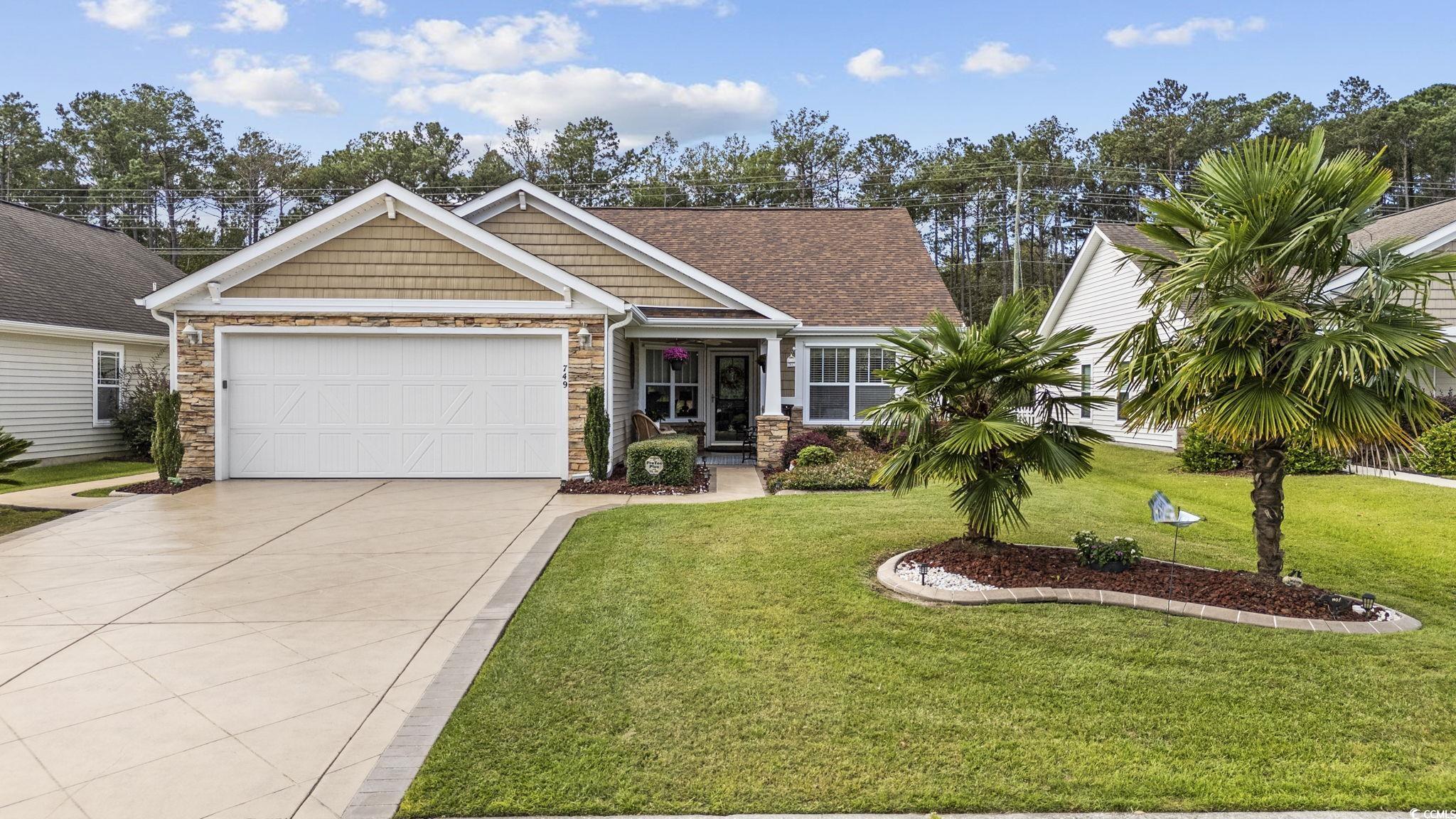 749 Bonita Loop Myrtle Beach, SC 29588 - Photo 1 of 37 Craftsman-style house featuring a garage and a fro