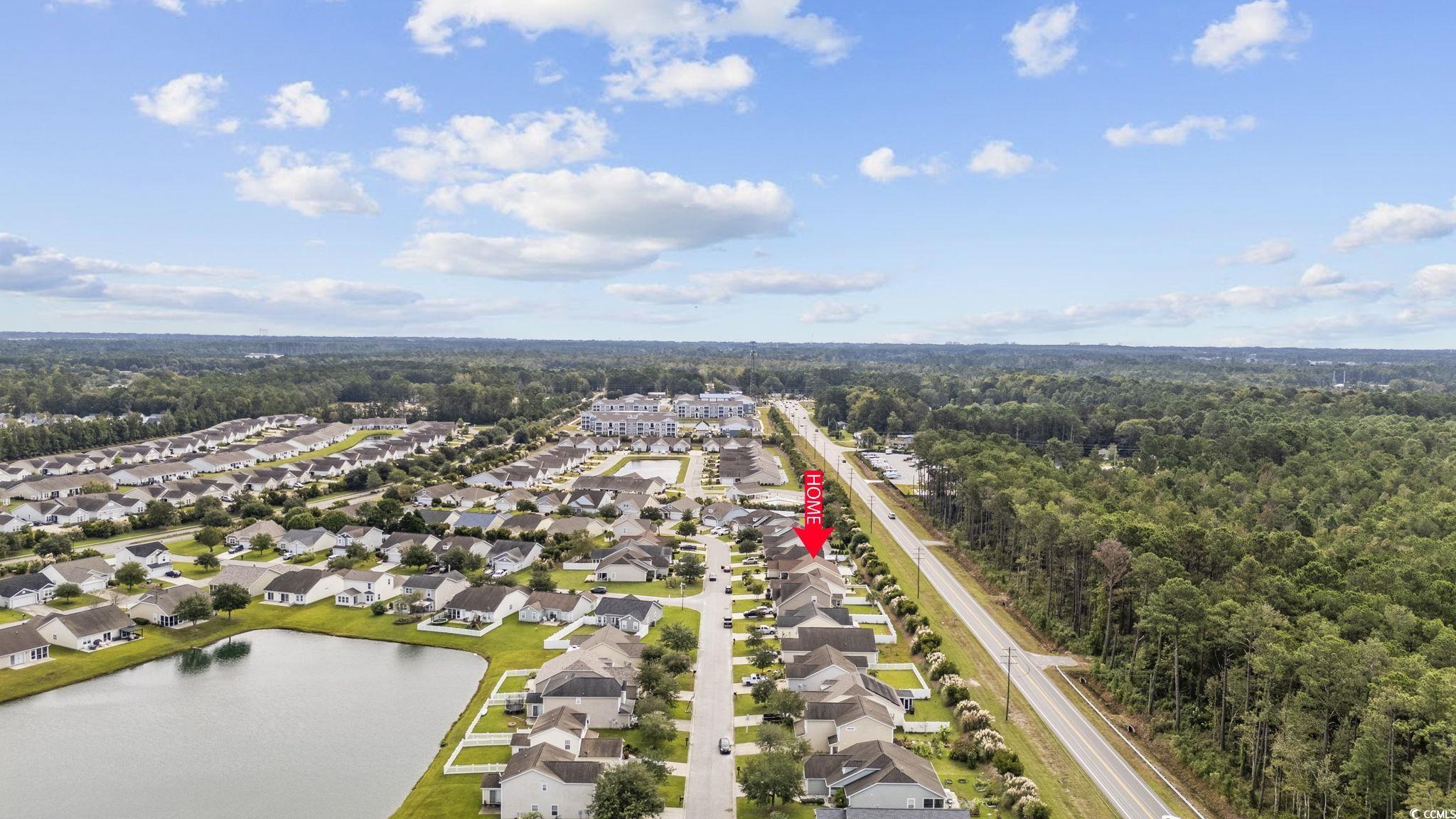 749 Bonita Loop Myrtle Beach, SC 29588 - Photo 33 of 37 Bird's eye view with a water view