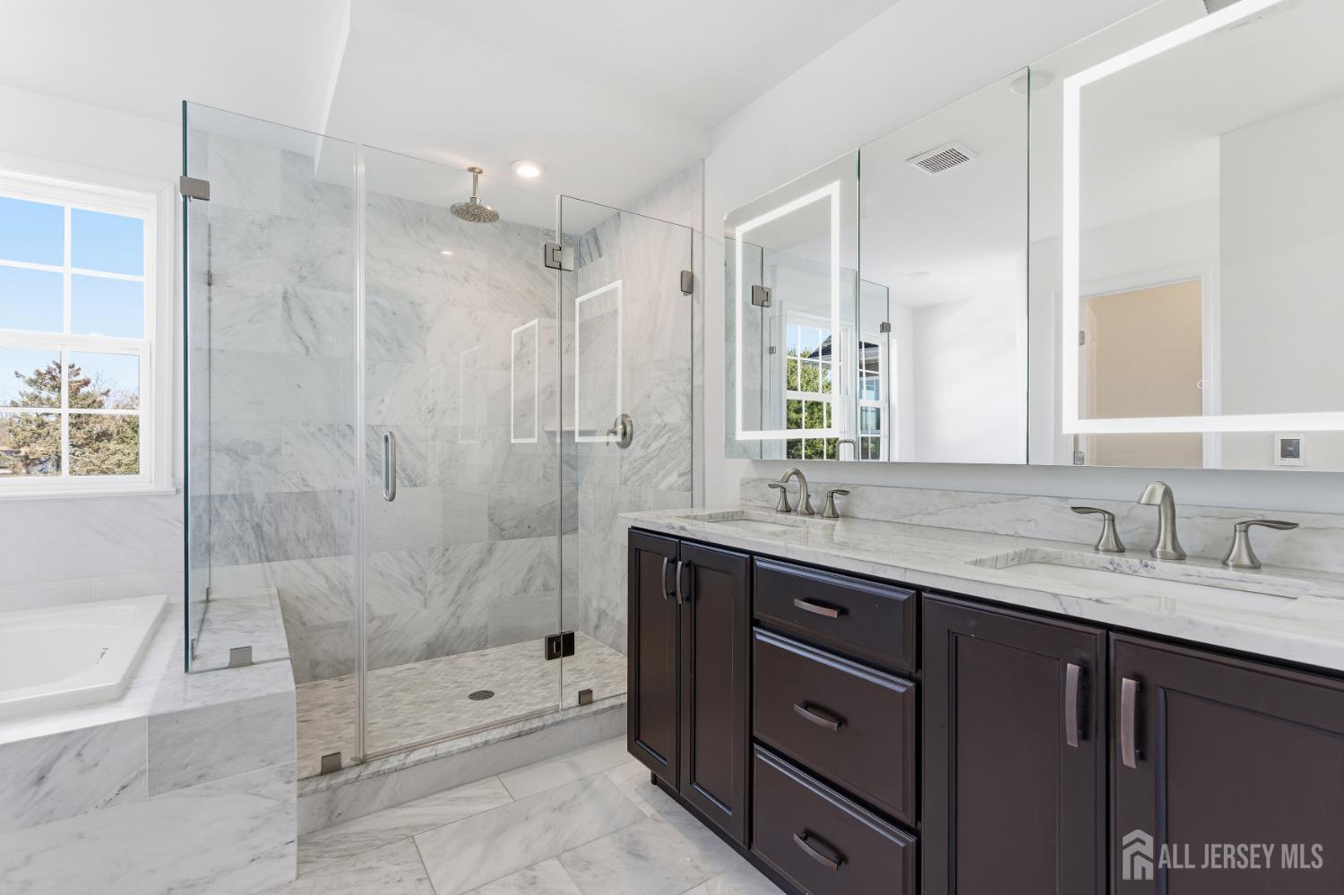 29 May Road East Brunswick, NJ 08816 - Photo 29 of 48 a bathroom with a granite countertop sink a toilet and shower