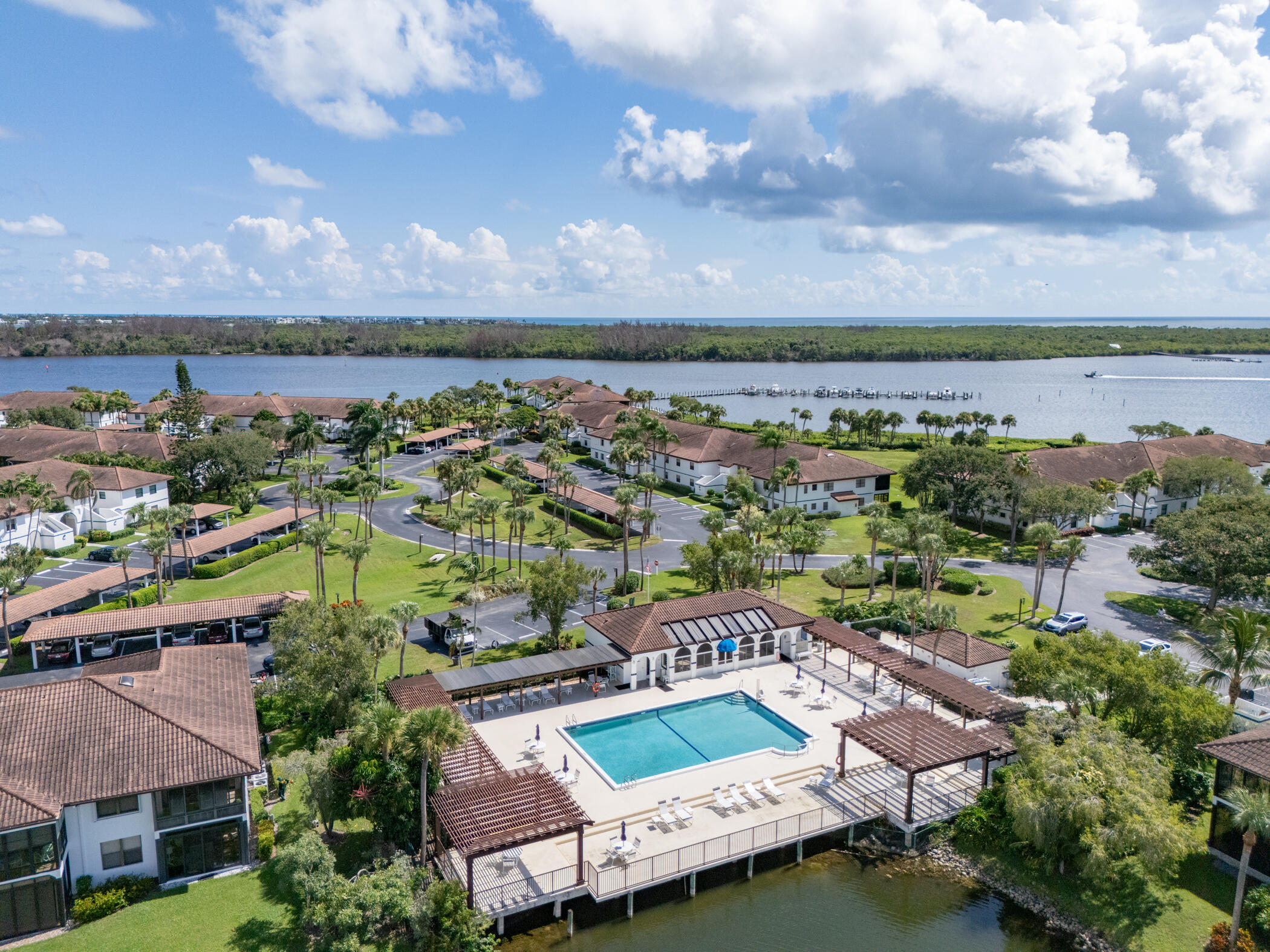 6041 Southeast Landing Way, Unit 17 Stuart, FL 34997 - Photo 33 of 37 a view of a city with lake view