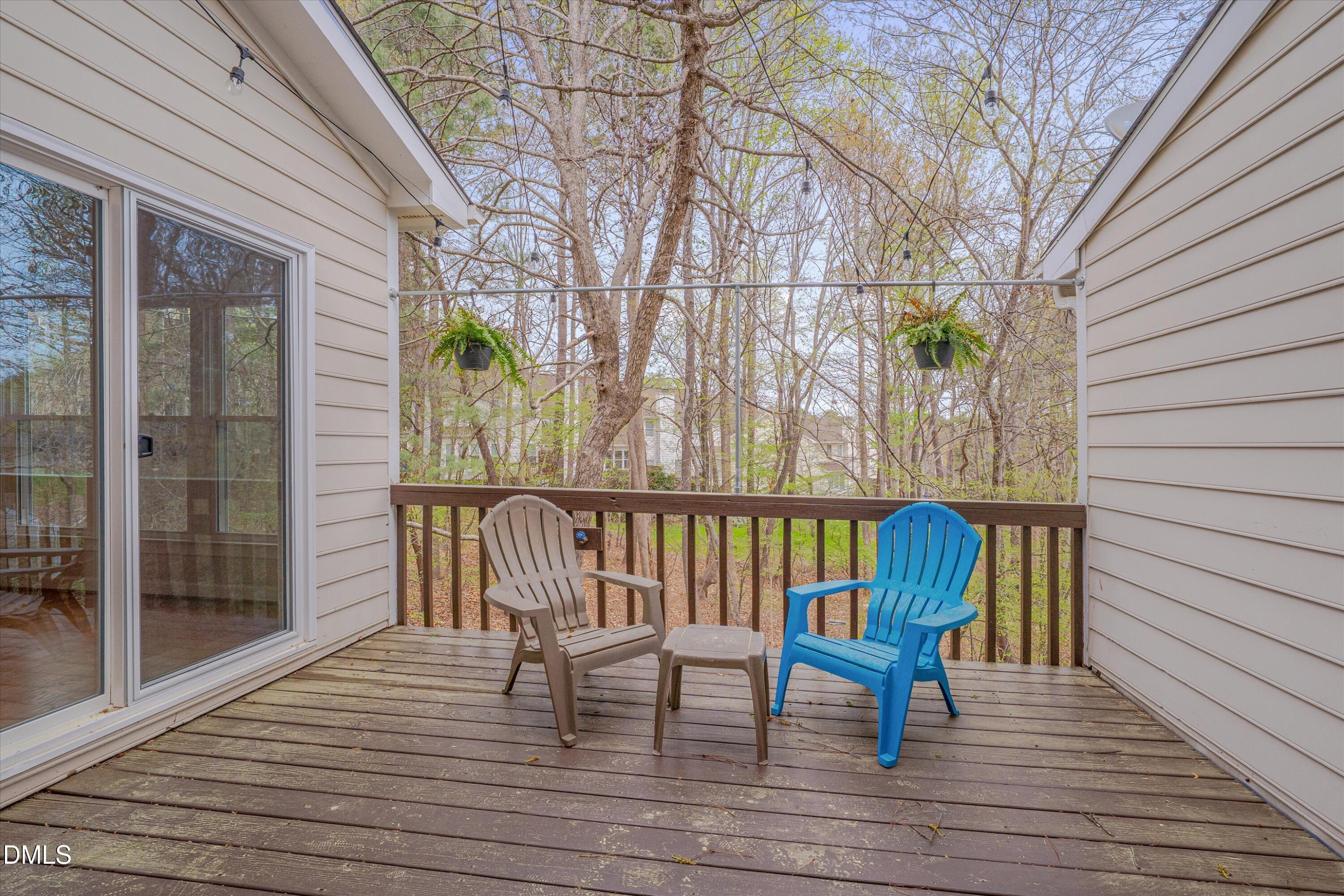 3 Preakness Drive Durham, NC 27713 - Photo 19 of 62 a view of a chairs on the deck