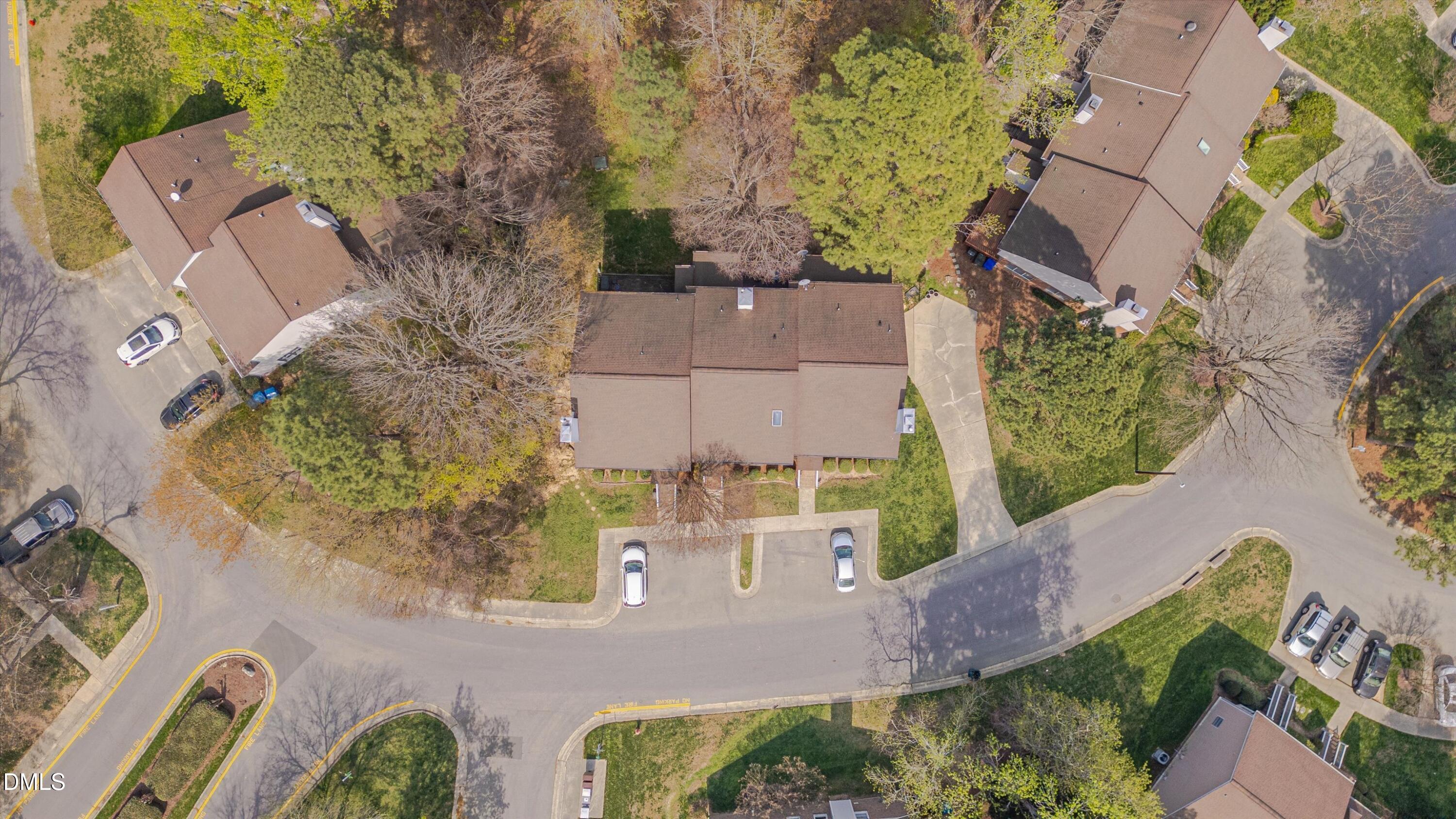 3 Preakness Drive Durham, NC 27713 - Photo 48 of 62 an aerial view of multiple houses with yard