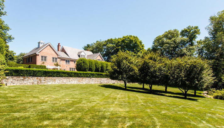 494 Ponus Ridge Road New Canaan, CT 06840 - Photo 30 of 30 a view of a house with swimming pool and sitting area