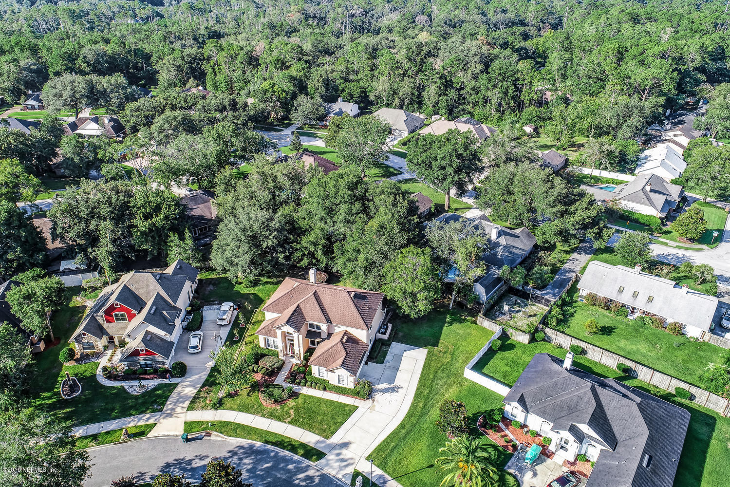 3993 Reds Gait Lane Jacksonville, FL 32223 - Photo 70 of 72 an aerial view of a houses with yard