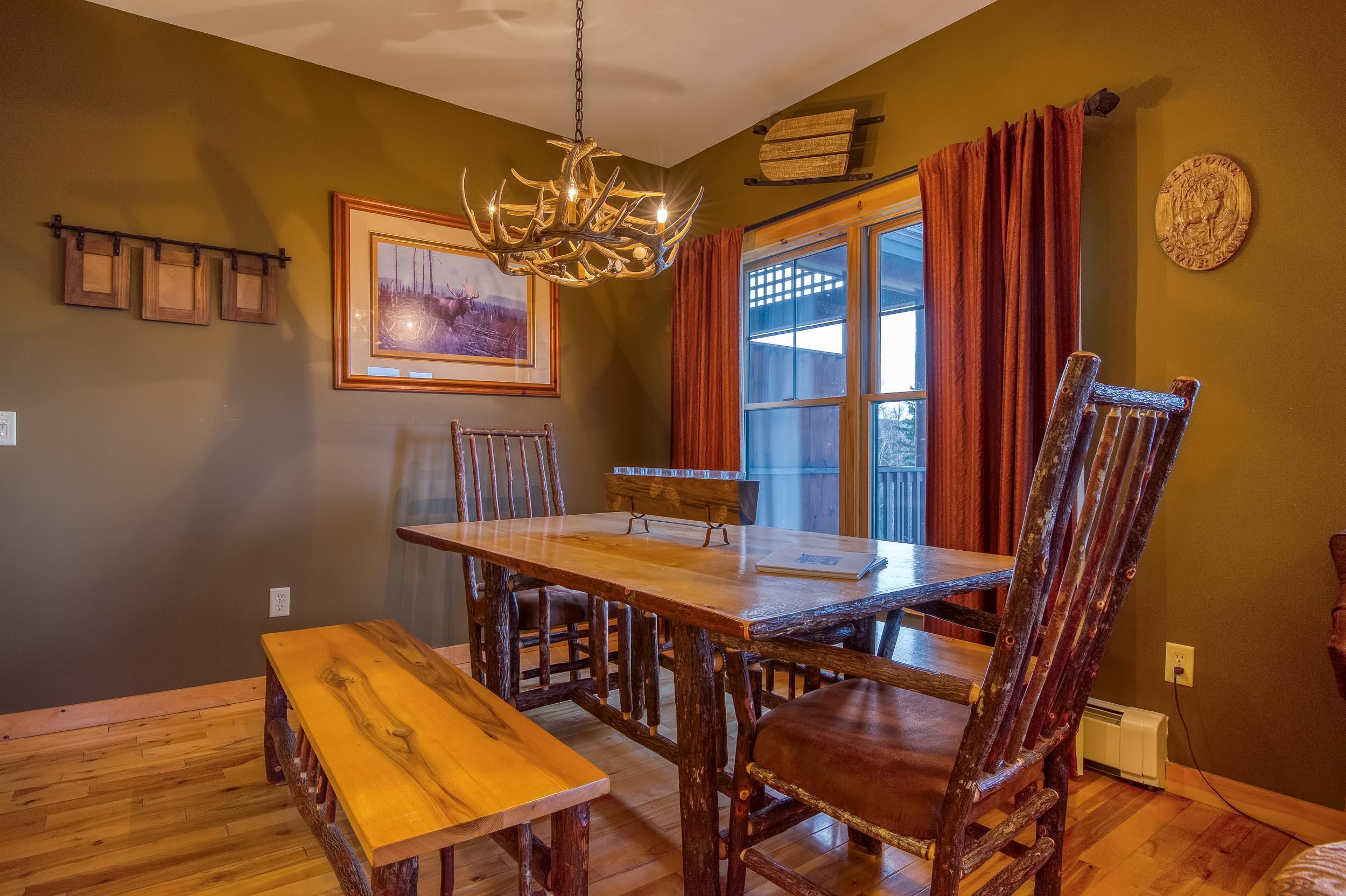 36 Whip Willow Farm Road, Unit 13 Rangeley, ME 04970 - Photo 16 of 42 Dining room table