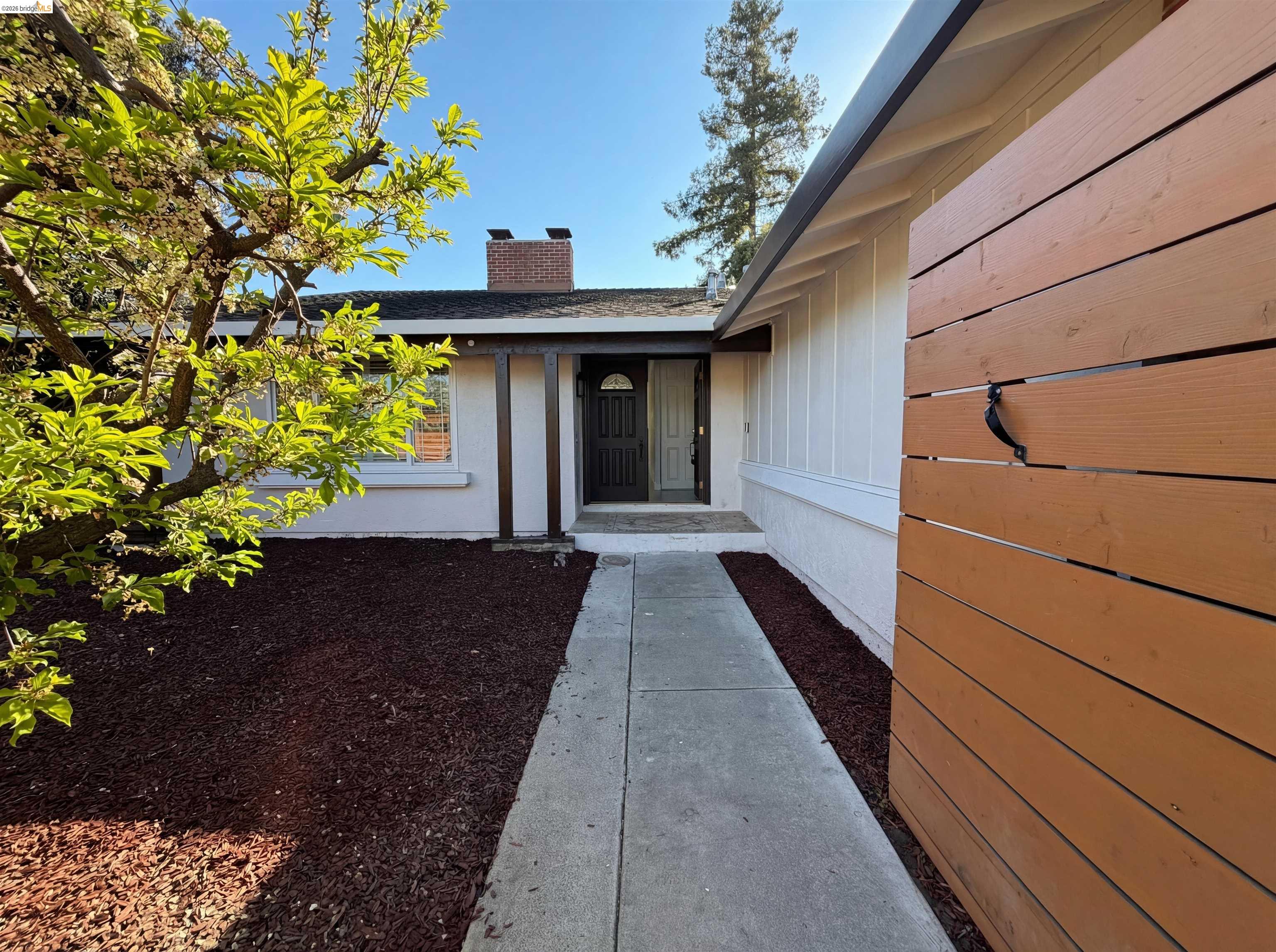 1564 South Wolfe Road Sunnyvale, CA 94087 - Photo 15 of 27 Entrance to property with a chimney