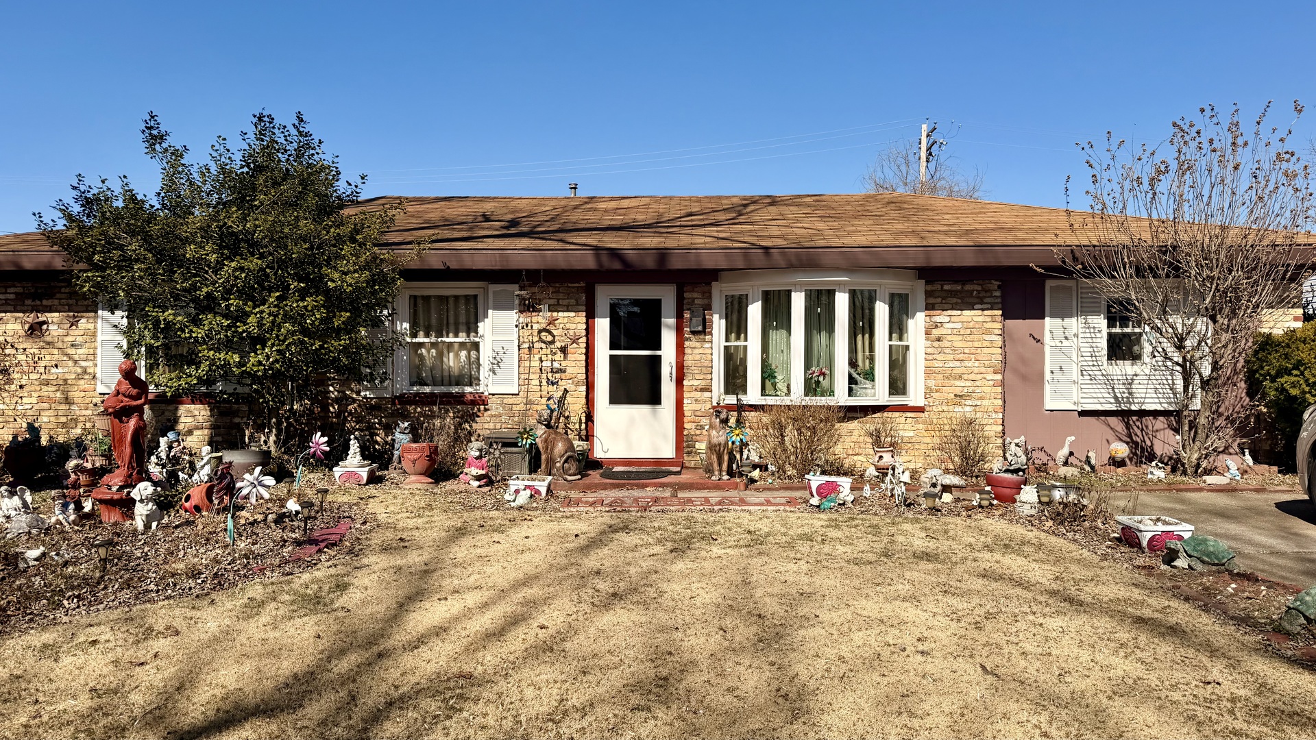 a view of outdoor space and yard