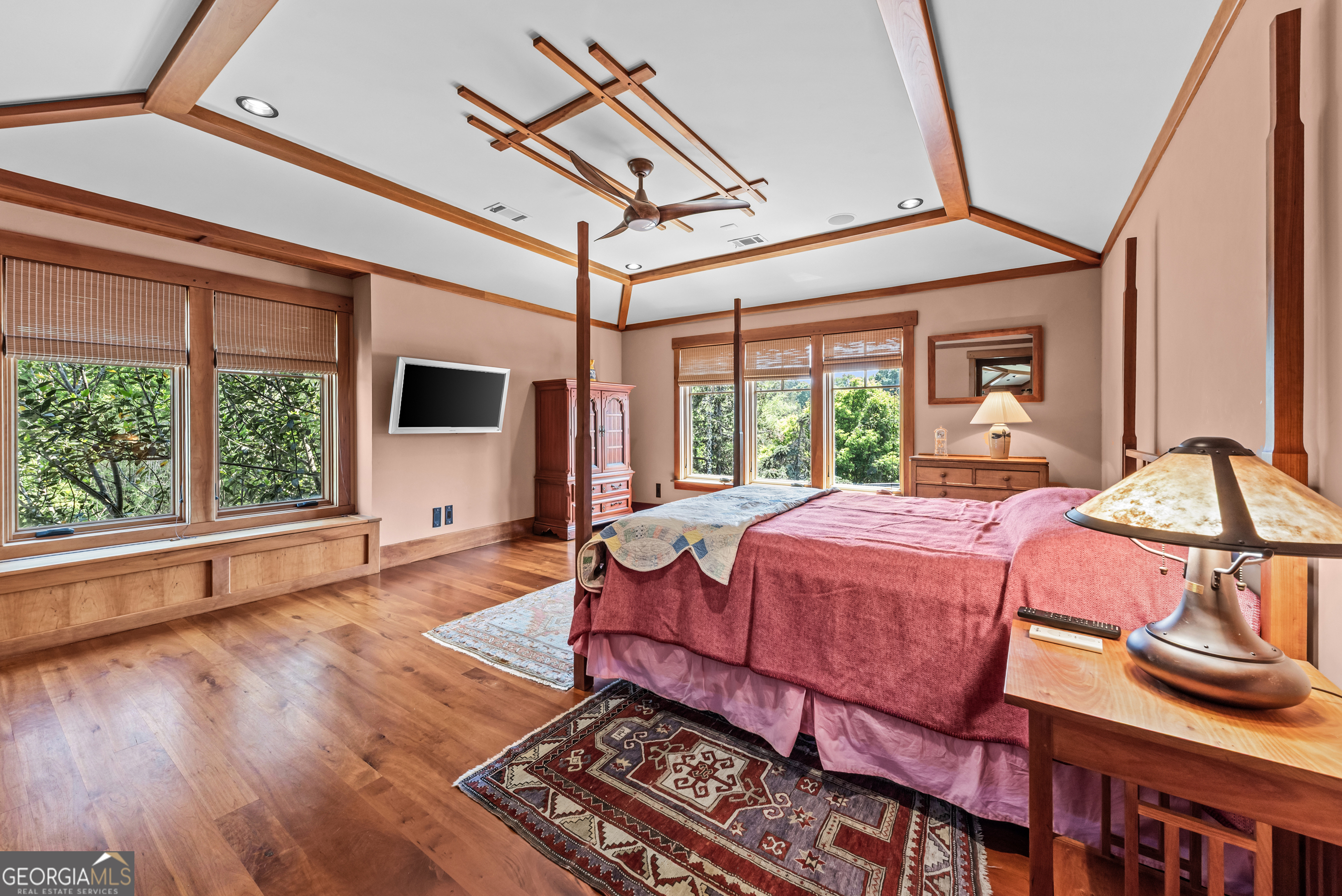 1875 Reids Ferry Road Buckhead, GA 30625 - Photo 68 of 125 a bed sitting in a bedroom next to a window