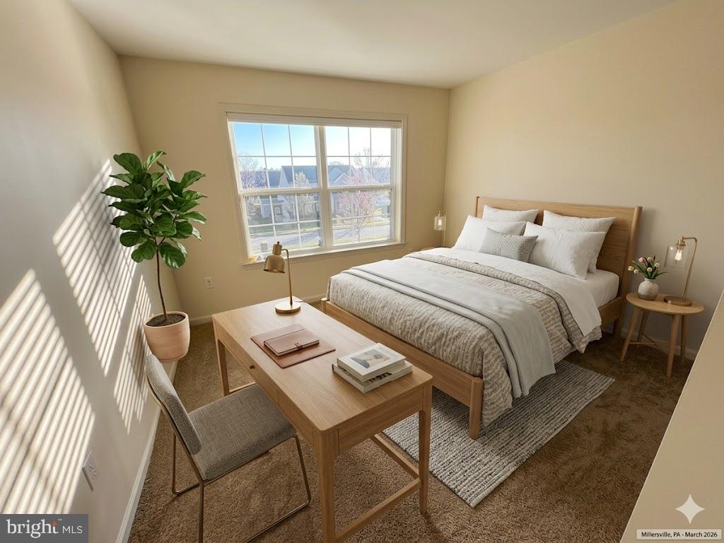 616 Petersburg Road Lancaster, PA 17601 - Photo 9 of 12 a bedroom with a bed a table and chair with the floor to bedroom