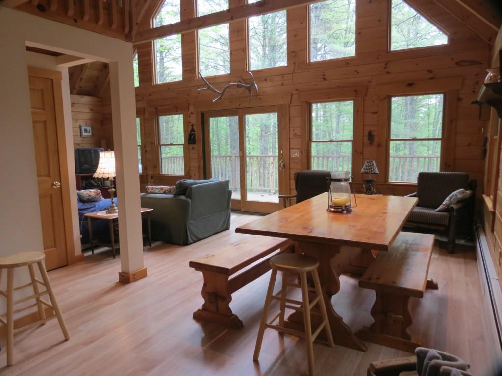 90 Big Woods Road Harrison, ME 04040 - Photo 14 of 34 Open concept dining and living rooms