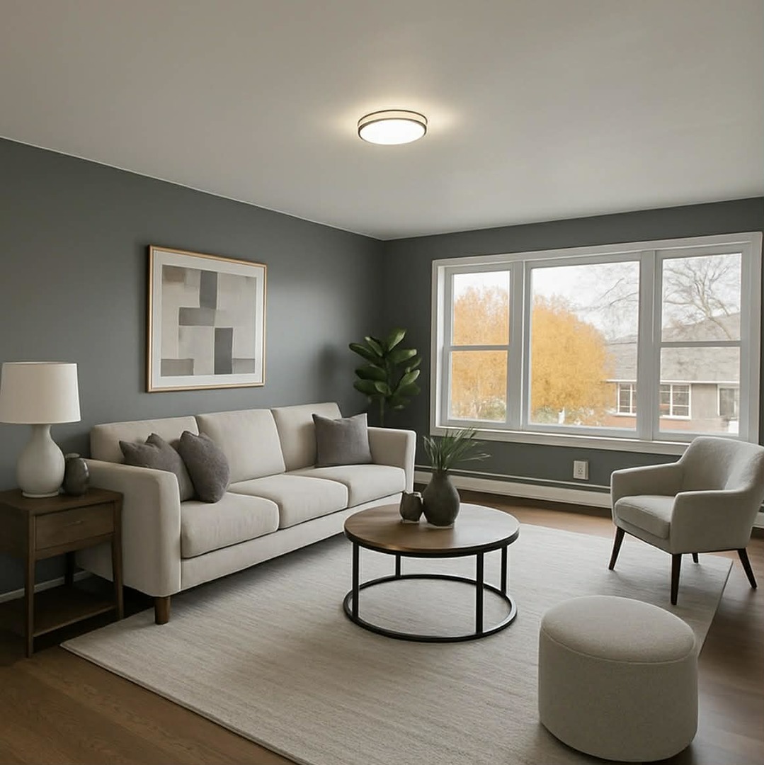 6138 South Kilpatrick Avenue, Unit 2 Chicago, IL 60629 - Photo 6 of 19 a living room with furniture and a large window