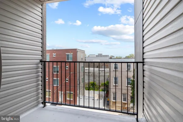 a view of a balcony