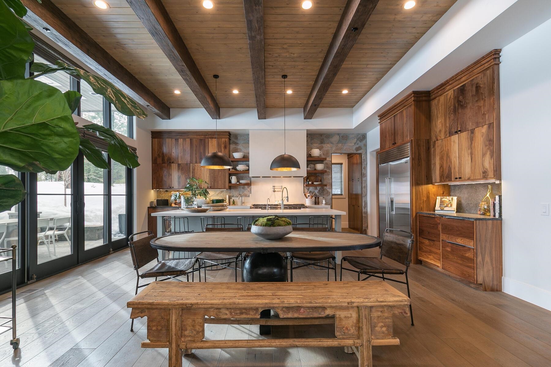 9340 Heartwood Drive Truckee, CA 96161 - Photo 3 of 21 a view of a dining room with furniture