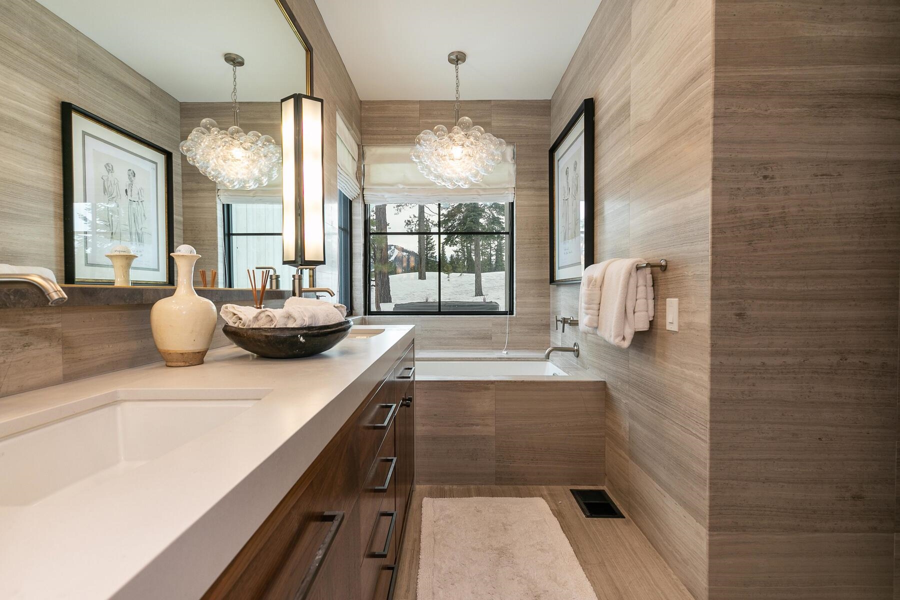 9340 Heartwood Drive Truckee, CA 96161 - Photo 8 of 21 a large white kitchen with a large window