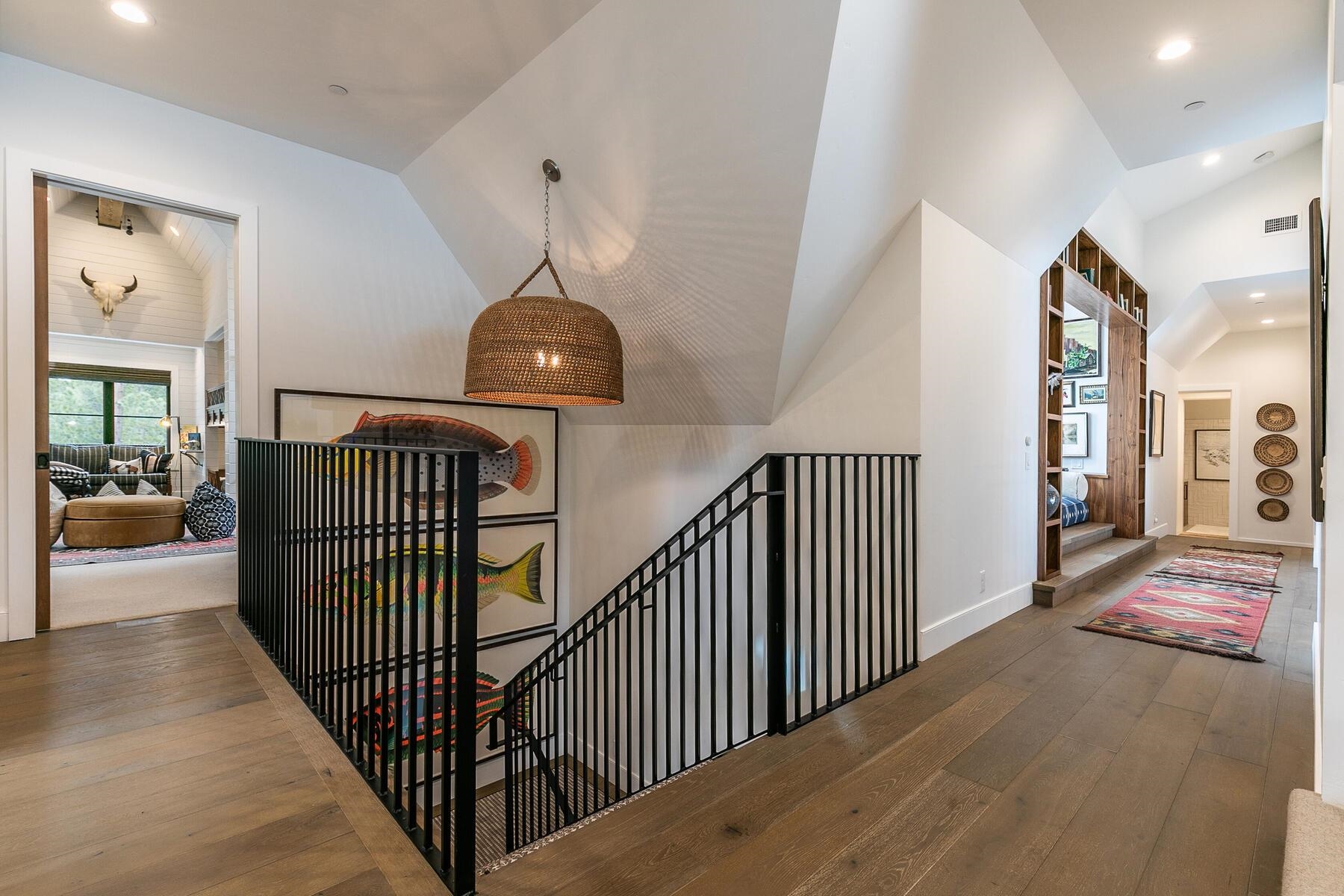 9340 Heartwood Drive Truckee, CA 96161 - Photo 9 of 21 a view of a hallway view with staircase