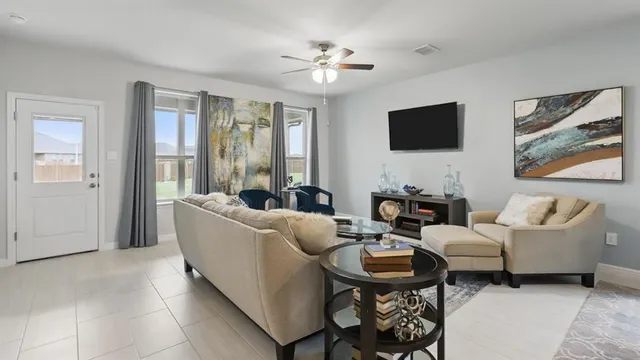 a view of kitchen island with stainless steel appliances