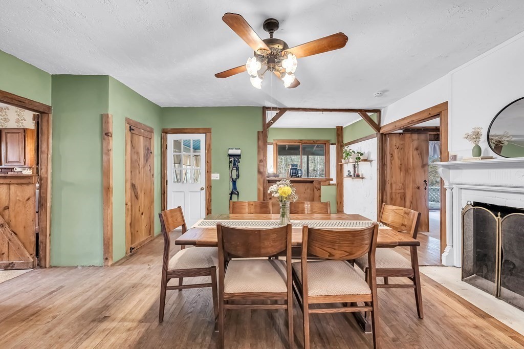 79 Worthington Road Huntington, MA 01050 - Photo 13 of 42 a dining room with furniture and window