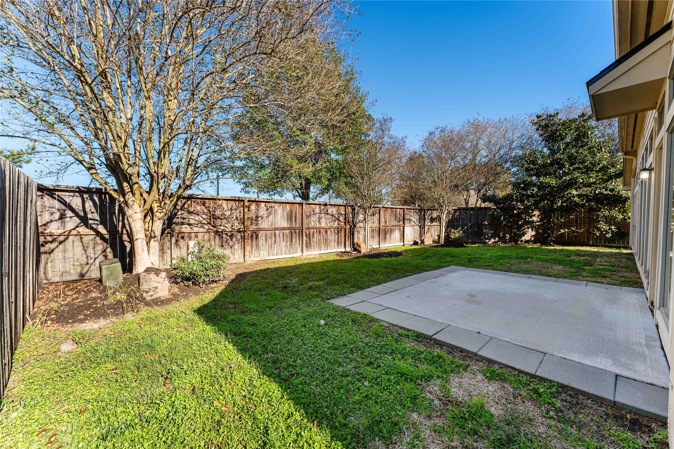 1602 Eden Meadows Drive Spring, TX 77386 - Photo 34 of 42 a view of a yard with plants and trees