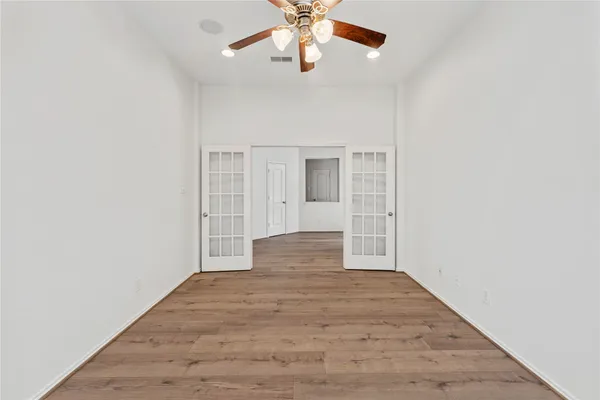 wooden floor in an empty room