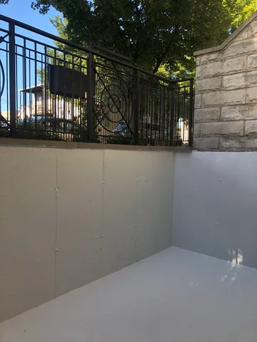 a view of wooden fence