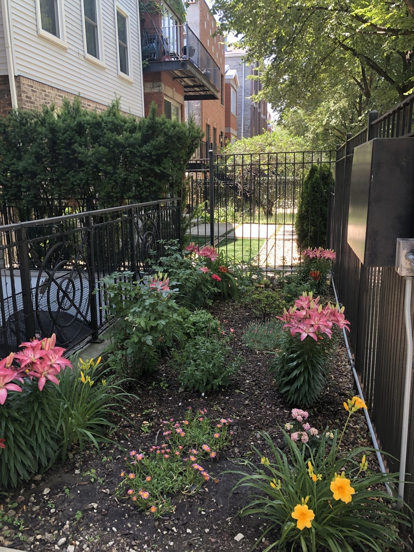 2515 West Harrison Street, Unit 1 Chicago, IL 60612 - Photo 42 of 43 a front view of a house with a yard