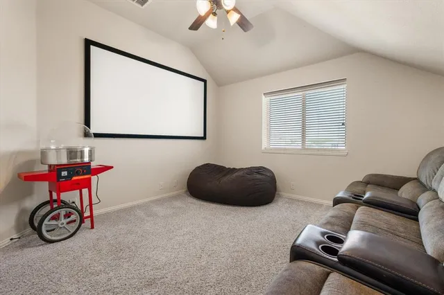 a view of livingroom with furniture and a workspace